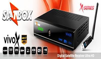 NOVA ATUALIZAÇÃO SATBOX VIVO X V1.010 26/08/2016
