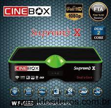 ATUALIZAÇÃO CINEBOX SUPREMO X HD VOLTA DO SKS 22W 08/09/2016