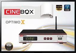 ATUALIZAÇÃO CINEBOX OPTIMO X HD VOLTA DO SKS 22W 08/09/2016