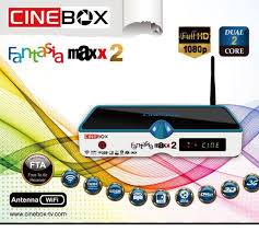 ATUALIZAÇÃO CINEBOX FANTASAIA MAXX 2 HD 3 TURNERS VOLTA DO SKS 22W 08/09/2016